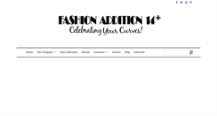 Desktop Screenshot of fashionaddition14plus.com